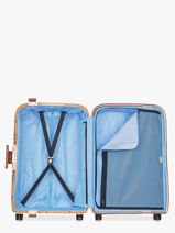 Harde Reiskoffer Moncey Delsey Beige moncey 3844820E-vue-porte